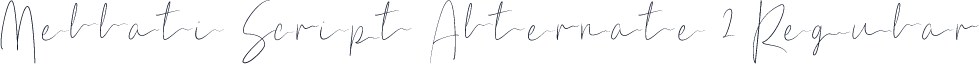 Mellati Script Alternate 2 Regular