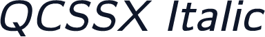 QCSSX Italic