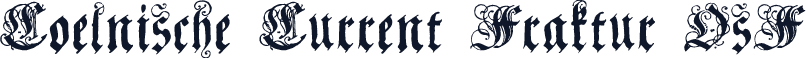 Coelnische Current Fraktur OsF