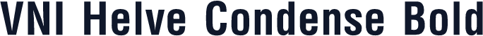 VNI Helve Condense Bold
