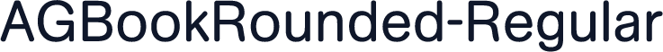 AGBookRounded-Regular