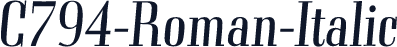 C794-Roman-Italic