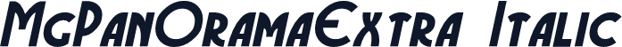 MgPanOramaExtra Italic