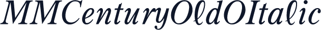 MMCenturyOldOItalic