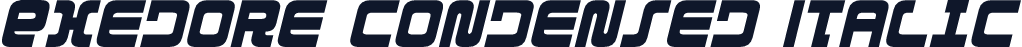 Exedore Condensed Italic
