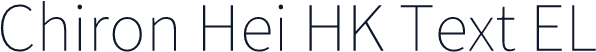 Chiron Hei HK Text EL