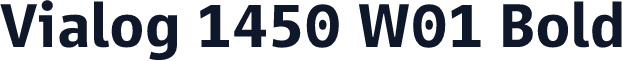 Vialog 1450 W01 Bold