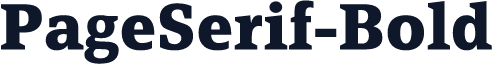 PageSerif-Bold