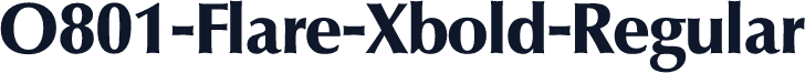 O801-Flare-Xbold-Regular