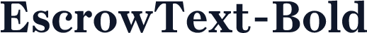 EscrowText-Bold