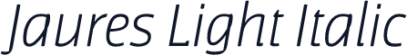 Jaures Light Italic