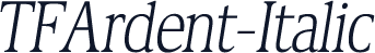 TFArdent-Italic
