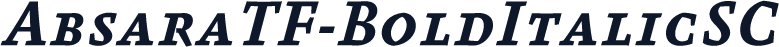 AbsaraTF-BoldItalicSC