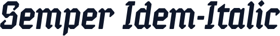 Semper Idem-Italic