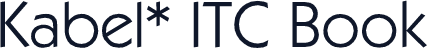 Kabel* ITC Book