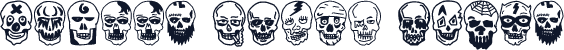 Skulls Party Icons