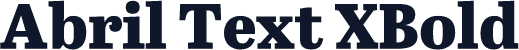 Abril Text XBold