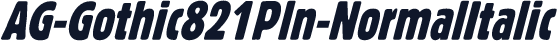 AG-Gothic821Pln-NormalItalic