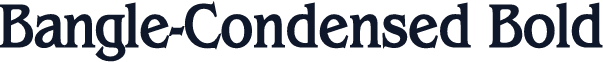 Bangle-Condensed Bold