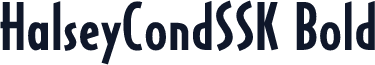 HalseyCondSSK Bold
