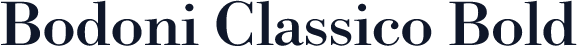 Bodoni Classico Bold