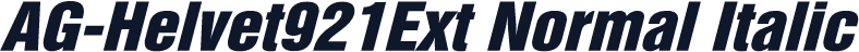AG-Helvet921Ext Normal Italic