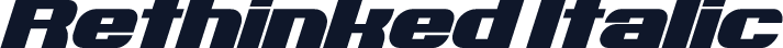 Rethinked Italic