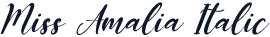 Miss Amalia Italic