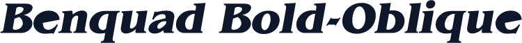 Benquad Bold-Oblique