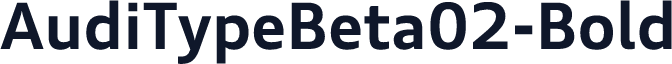 AudiTypeBeta02-Bold