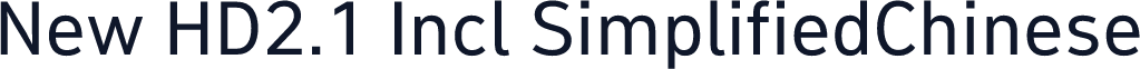 New HD2.1 Incl SimplifiedChinese