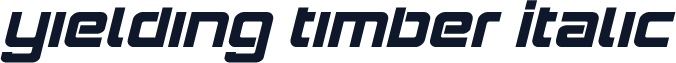 Yielding Timber Italic