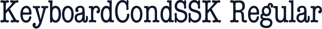 KeyboardCondSSK Regular