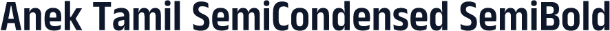 Anek Tamil SemiCondensed SemiBold