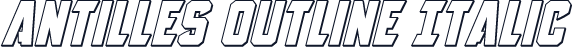 Antilles Outline Italic