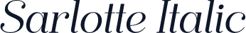 Sarlotte Italic