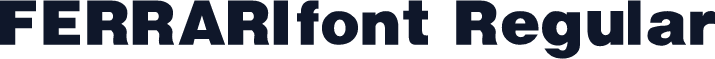 FERRARIfont Regular