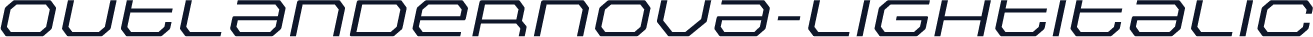 OutlanderNova-LightItalic