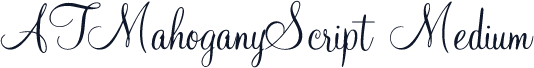 ATMahoganyScript Medium