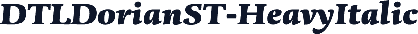DTLDorianST-HeavyItalic