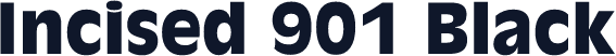 Incised 901 Black