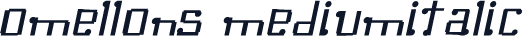 Omellons MediumItalic