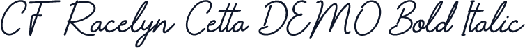 CF Racelyn Cetta DEMO Bold Italic