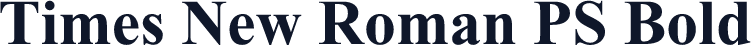 Times New Roman PS Bold