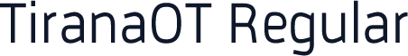 TiranaOT Regular