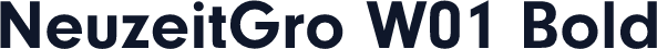 NeuzeitGro W01 Bold