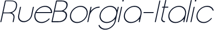 RueBorgia-Italic