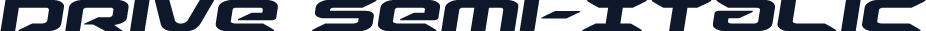 Drive Semi-Italic
