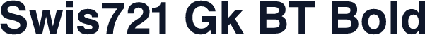 Swis721 Gk BT Bold