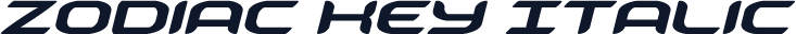 Zodiac Key Italic